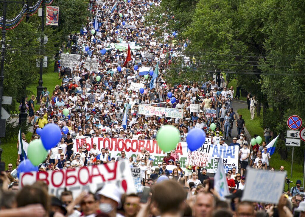 APTOPIX Russia Protest